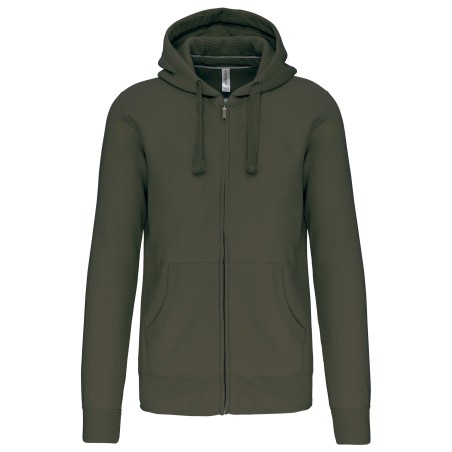 Men\\\'s full zip hooded sweatshirt