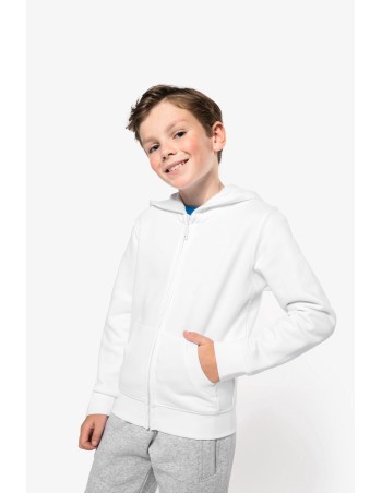 Kids\\\' full zip hooded sweatshirt