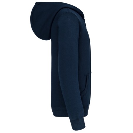 Sudadera capucha y cremallera niños
