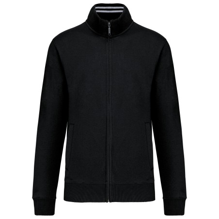 Chaqueta de felpa con cremallera hombre
