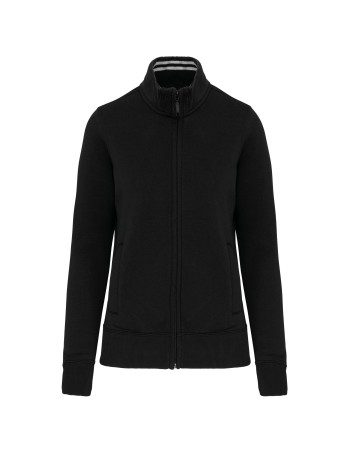 Chaqueta de felpa con cremallera mujer 2