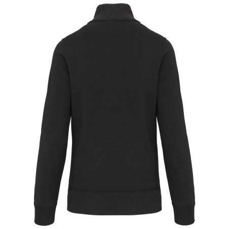 Chaqueta de felpa con cremallera mujer