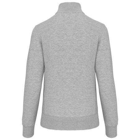 Chaqueta de felpa con cremallera mujer