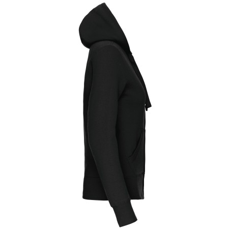 Ladies\\\' full zip hooded sweatshirt