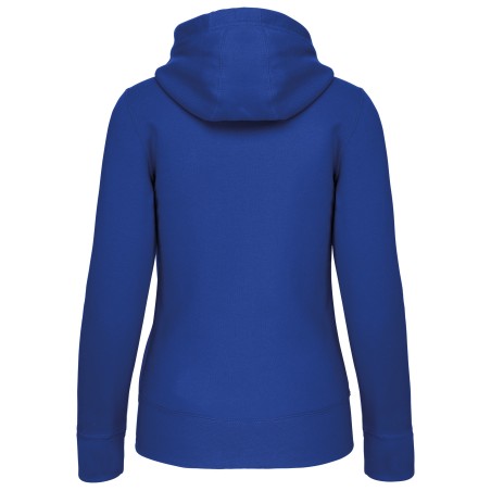 Sudadera con capucha y cremallera de mujer