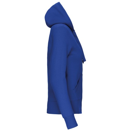 Ladies\\\' full zip hooded sweatshirt
