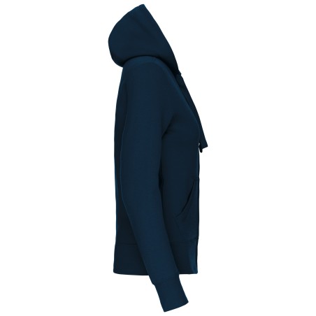Sudadera con capucha y cremallera de mujer