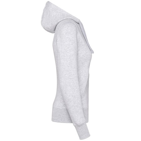 Ladies\\\' full zip hooded sweatshirt