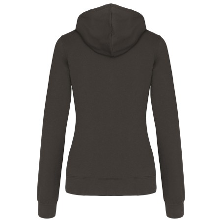 Ladies\\\' contrast hooded sweatshirt