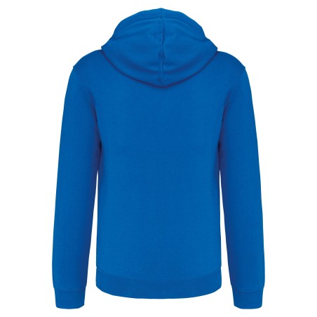 Men\\\'s contrast hooded full zip sweatshirt