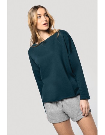 Sudadera holgada de mujer