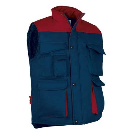 CHALECO BICOLOR MULTIBOLSILLOS