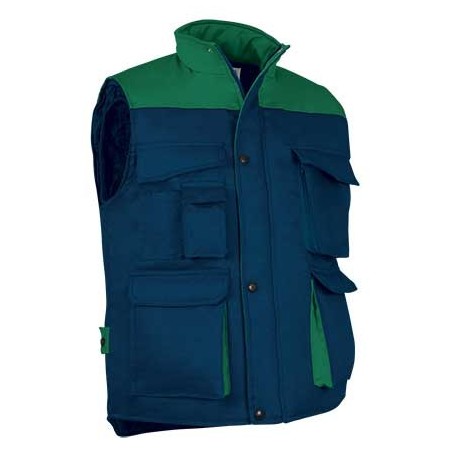 CHALECO BICOLOR MULTIBOLSILLOS