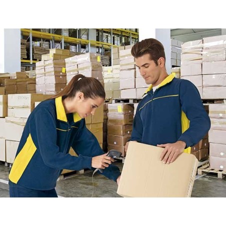 SUDADERA BICOLOR MEDIA CREMALLERA