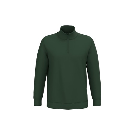 Zip neck sweatshirt