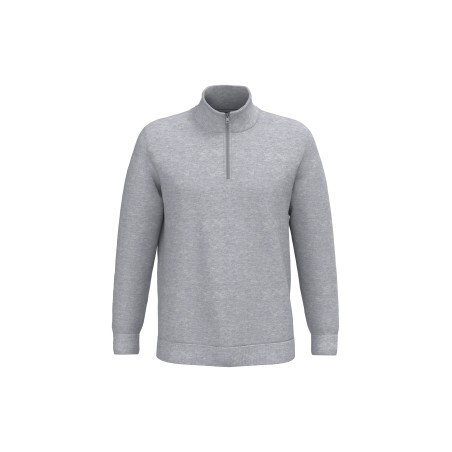 Zip neck sweatshirt