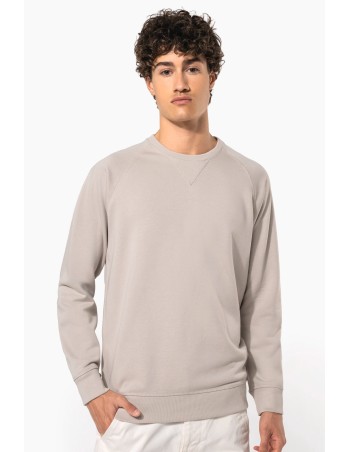 Sudadera algodón orgánico con cuello redondo y mangas...
