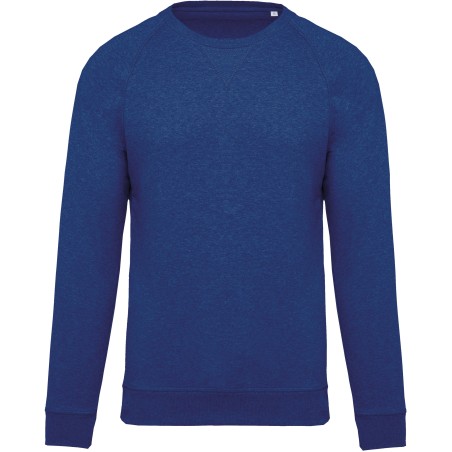 Men\\\'s organic cotton crew neck raglan sleeve sweatshirt