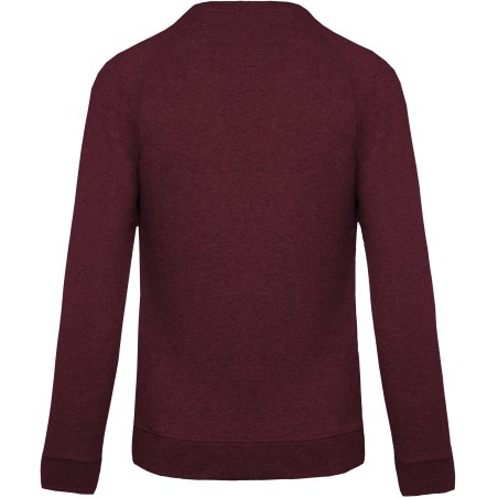 Men\\\'s organic cotton crew neck raglan sleeve sweatshirt