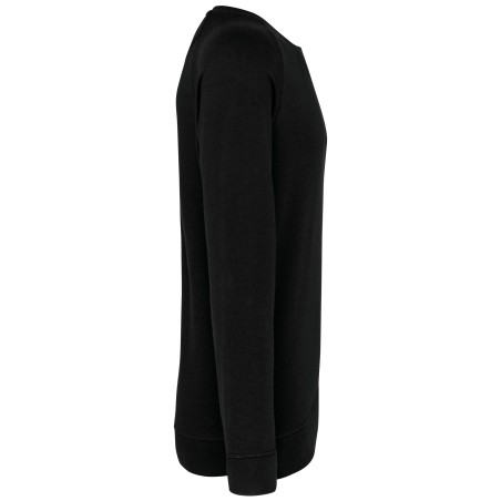 Men\\\'s organic cotton crew neck raglan sleeve sweatshirt