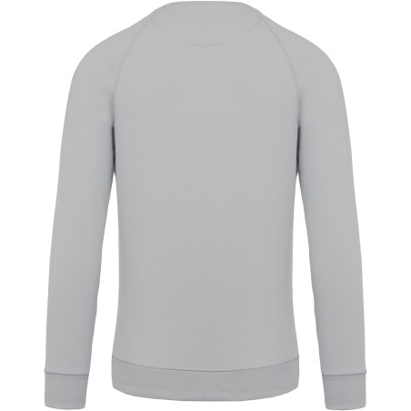Men\\\'s organic cotton crew neck raglan sleeve sweatshirt