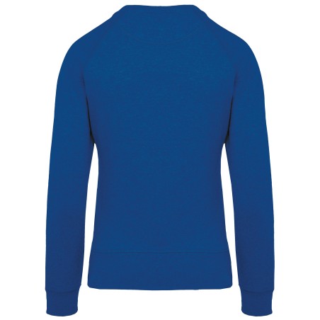 Ladies’ organic cotton crew neck raglan sleeve sweatshirt