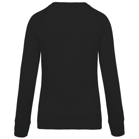 Ladies’ organic cotton crew neck raglan sleeve sweatshirt