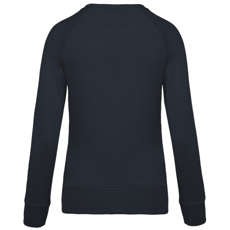 Ladies’ organic cotton crew neck raglan sleeve sweatshirt