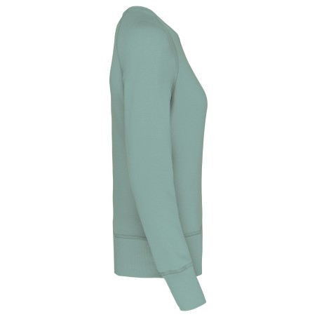 Ladies’ organic cotton crew neck raglan sleeve sweatshirt