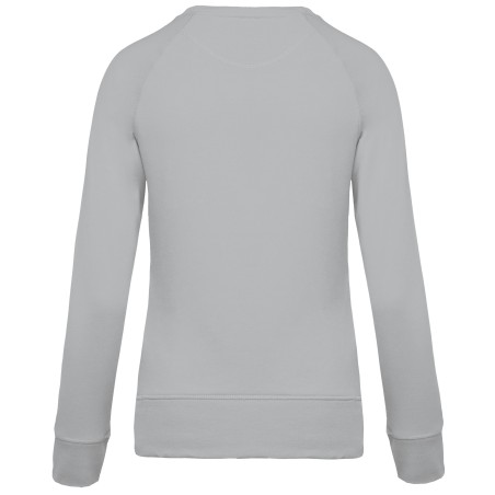 Ladies’ organic cotton crew neck raglan sleeve sweatshirt
