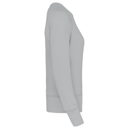 Ladies’ organic cotton crew neck raglan sleeve sweatshirt