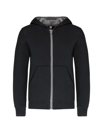 Kids’ full zip hooded sweatshirt 2