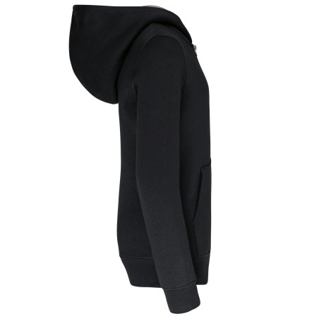 Sudadera capucha y cremallera niños
