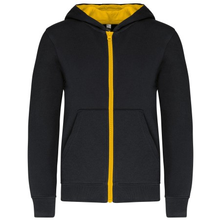 Kids’ full zip hooded sweatshirt