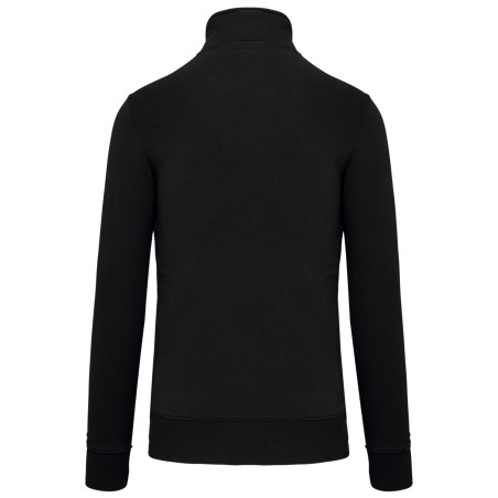 Zipped neck sweatshirt