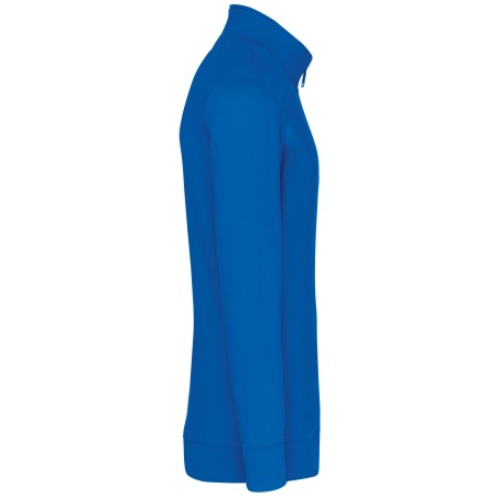 Zipped neck sweatshirt