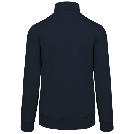 Zipped neck sweatshirt