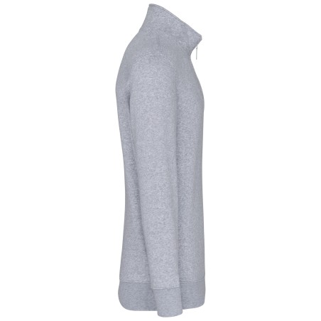 Zipped neck sweatshirt