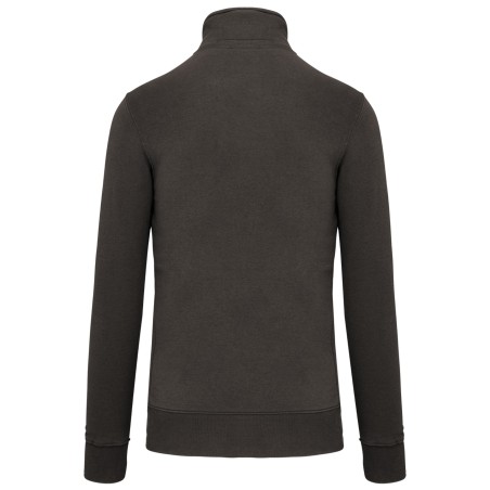 Zipped neck sweatshirt
