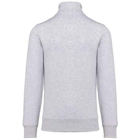 Zipped neck sweatshirt