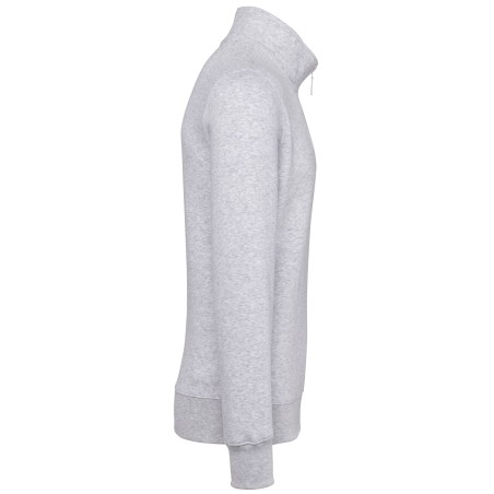 Zipped neck sweatshirt