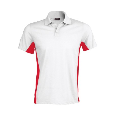 POLO DE TRABAJO MANGA CORTA BICOLOR FLAG