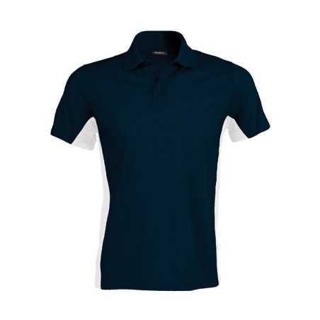 POLO DE TRABAJO MANGA CORTA BICOLOR FLAG