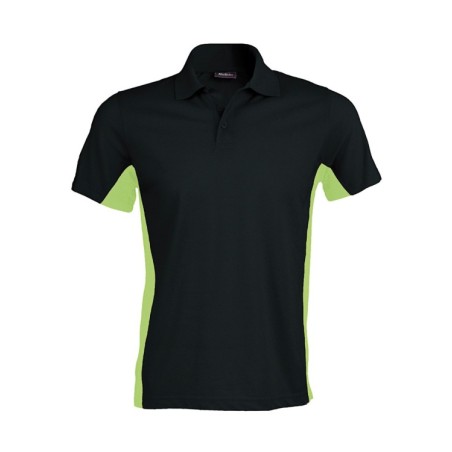 POLO DE TRABAJO MANGA CORTA BICOLOR FLAG