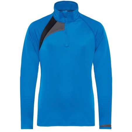 Kids\\\' zip neck training top
