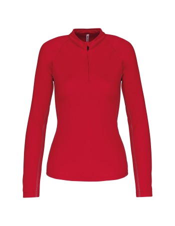 Women’s Long Sleeve Sports Top ¼ Zip 2