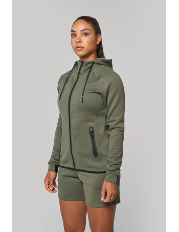 Women\\\'s hooded performance jacket