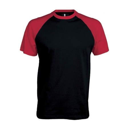 CAMISETA DE TRABAJO MANGA CORTA BICOLOR