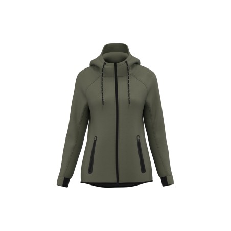 Chaqueta de chándal performance con capucha mujer