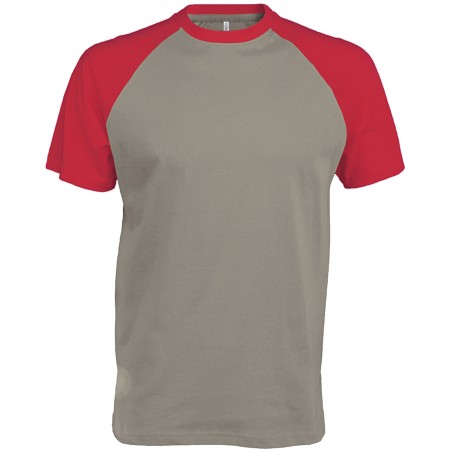 CAMISETA DE TRABAJO MANGA CORTA BICOLOR